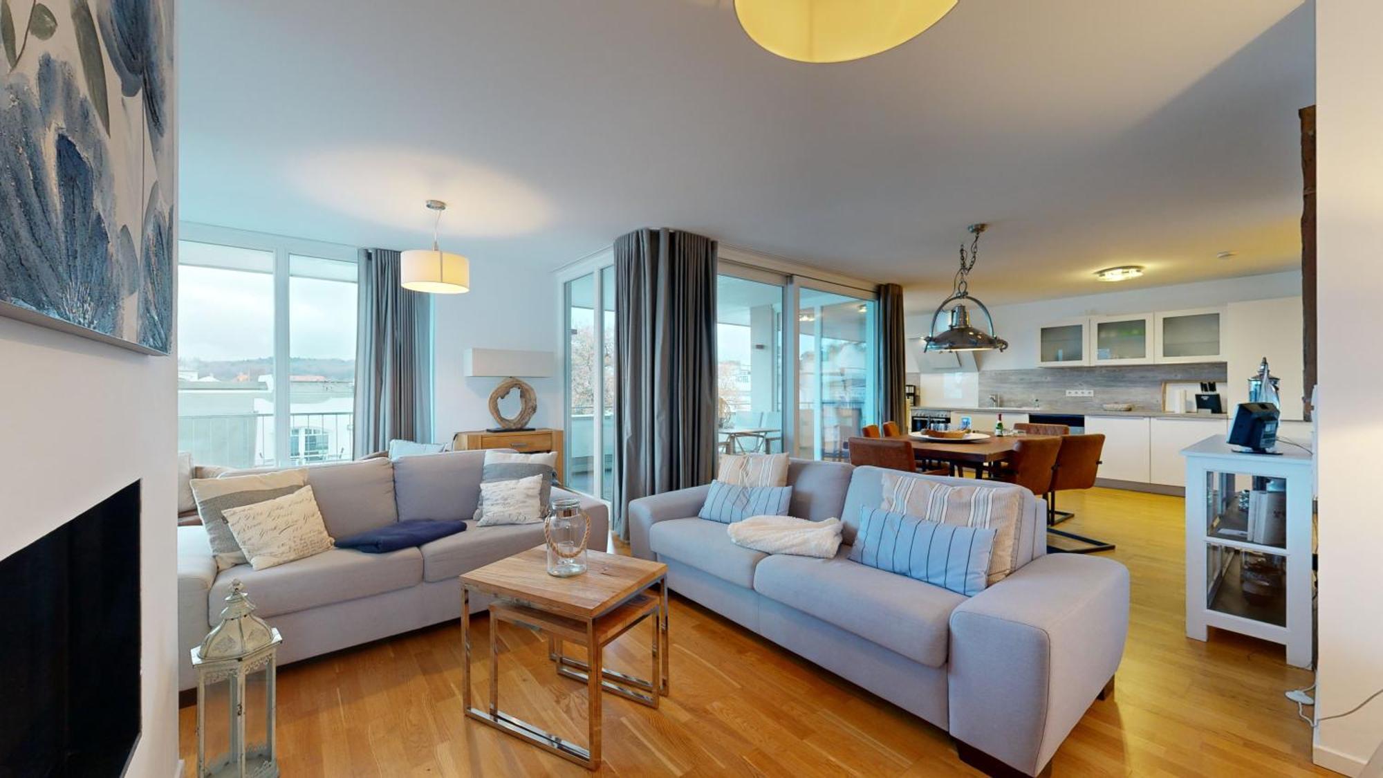 Strandnahe Fewos Mit Terrasse Oder Dachterrasse, Strandhaus Seeblick, Binz Extérieur photo